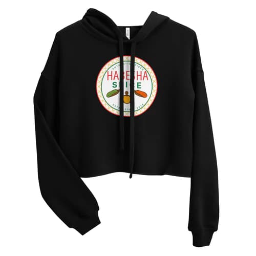 Branded crop Hoodie
